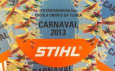 STIHL patrocina Unidos da Tijuca no Carnaval do Rio de Janeiro