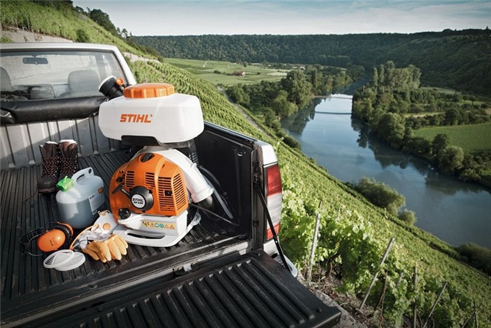 Pulverizador STIHL SR 430 - Utilização