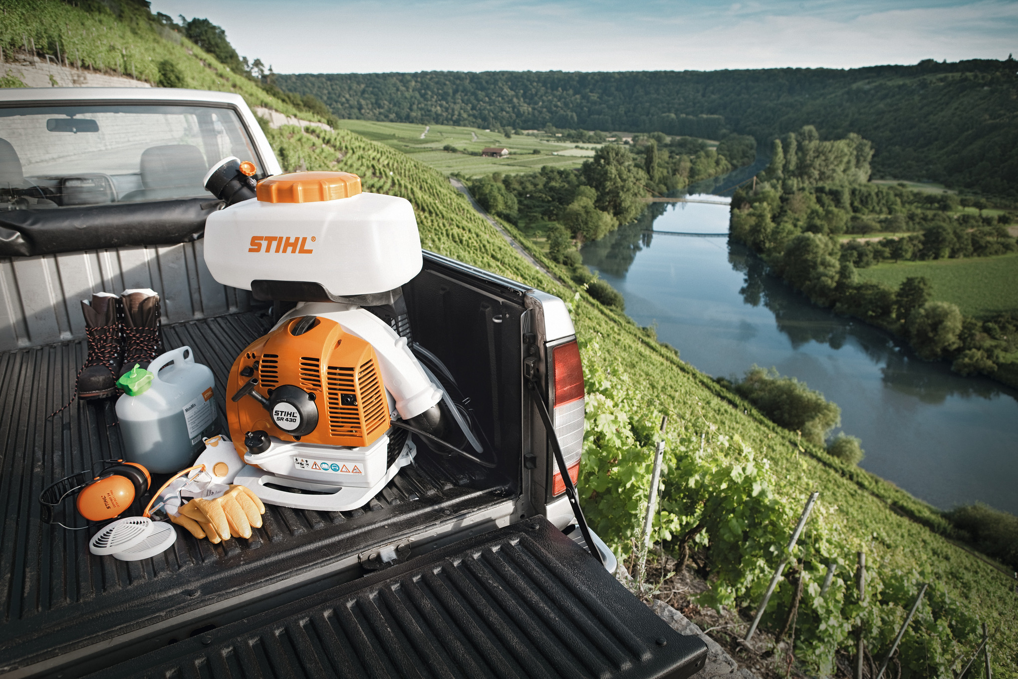 Pulverizador STIHL SR 430 - Utilização
