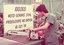 A STIHL Brasil lançava uma marca histórica: a produção de 100 mil motosserras, no dia 16 de fevereiro.